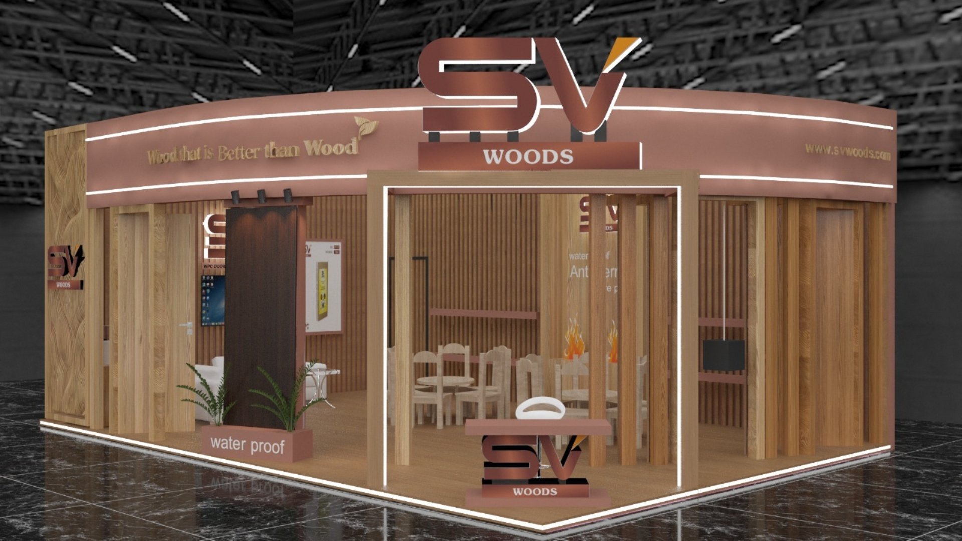 exhibition stall fabrication